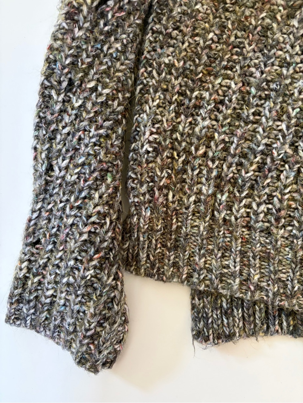 Line the Label Constance Chunky Knit Sweater Earth Tone Oversized Small - Picture 5 of 11